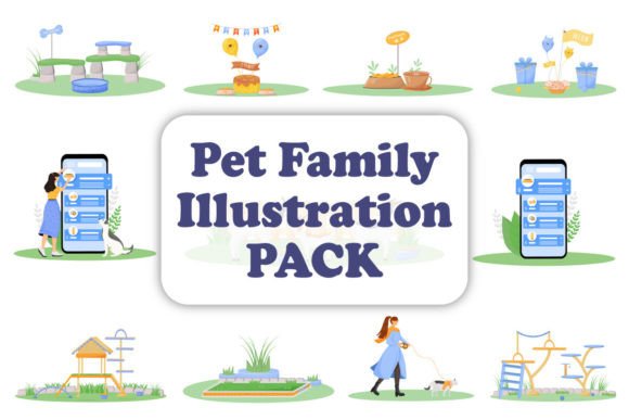 Charming Vector Art for Modern Pet Brands