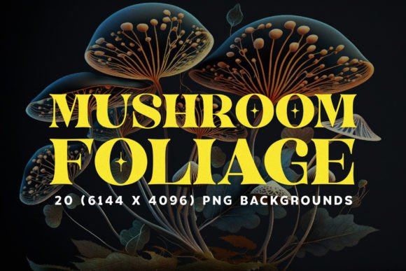 Enchanting Forest Art: 20 Elegant Mushroom Illustrations 6K