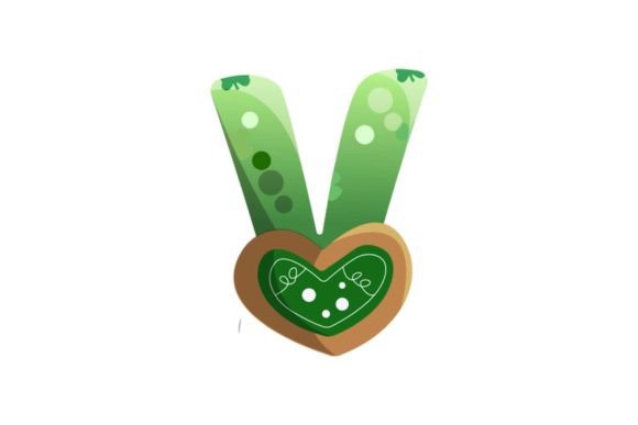 Exploring the Visual Strength of St Patrick Icon Alphabet V