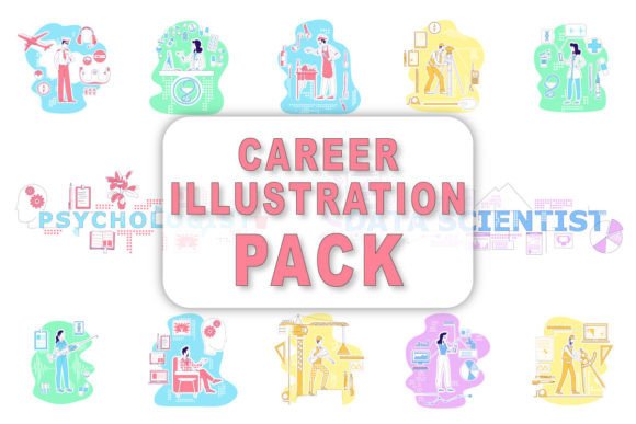 Industrial Professions Illustrations Set: A Creative Toolkit