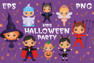 Spooky Fun: Using Kids Halloween Party Vector Illustrations