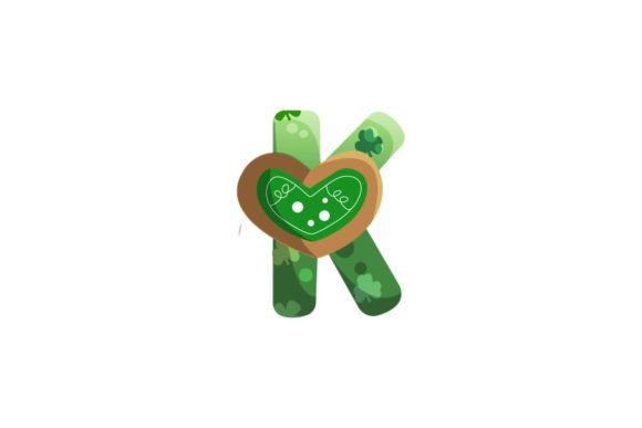 St Patrick Icon Alphabet K Illustrations: A Designer's Guide to Festive Branding