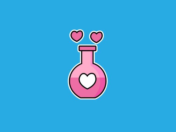 Unlock Creative Potential with Valentine Potion Illustrations