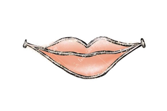 Unlocking Creativity with Cute Girl Lips Illustrations