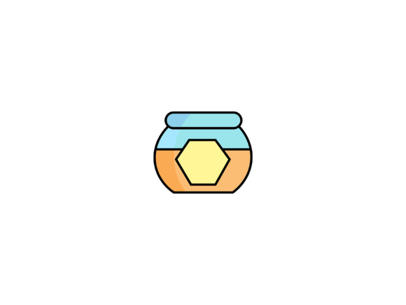 Vegetarian Honey Illustrations: A Sweet Touch for Every Design